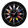 【Trintec Nautical Flag Time & Tide Clock】 トリンテック 国際信号旗 掛け時計 ブラック