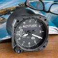 【Altimeter Desk Clock】 航空計器 高度計 置時計
