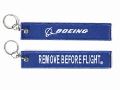 Boeing Remove Before Flight Keychain ボーイング 刺繍 キーチェーン