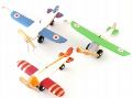 【Colorful Wooden Airplanes】 飛行機 オーナメント