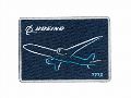 【Boeing 777X Air Brush Patch】 ボーイング 刺繍 ワッペン パッチ