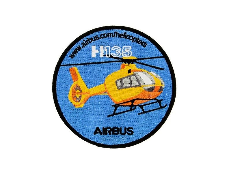Airbus H135 Embroidered patch エアバス ヘリコプター 刺繍 ワッペン