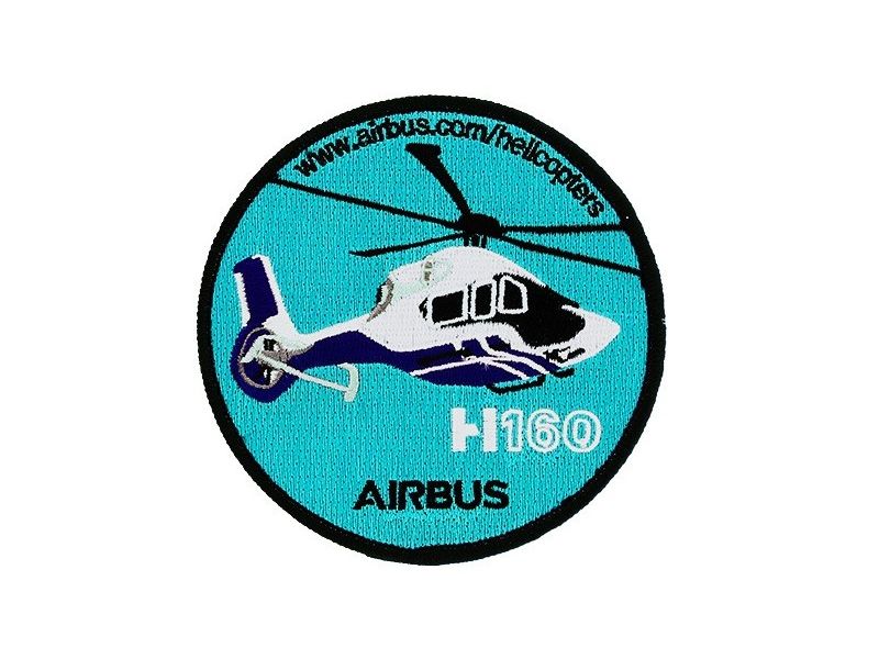 Airbus H160 Embroidered patch エアバス ヘリコプター 刺繍 ワッペン