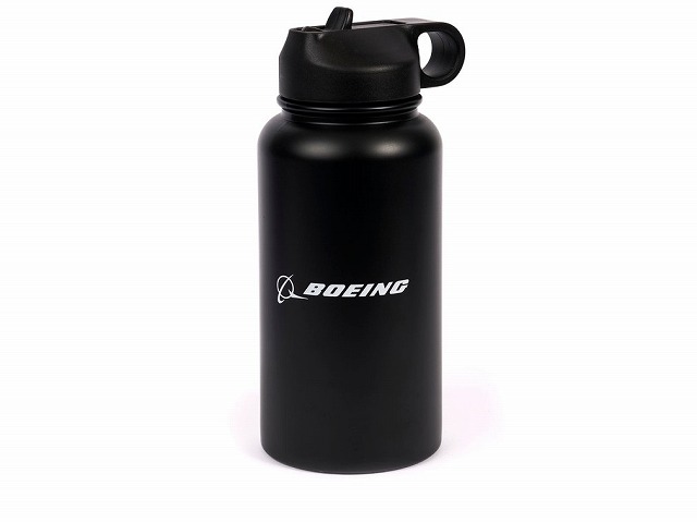【Boeing Motion Program Water bottle Black】ボーイング ロゴ ウォーターボトル ブラック