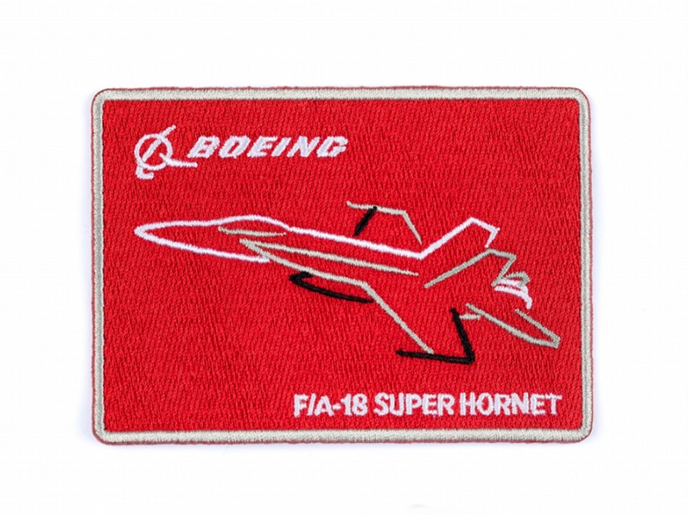 【Boeing F/A-18 Air Brush Patch】 ボーイング 刺繍 ワッペン パッチ