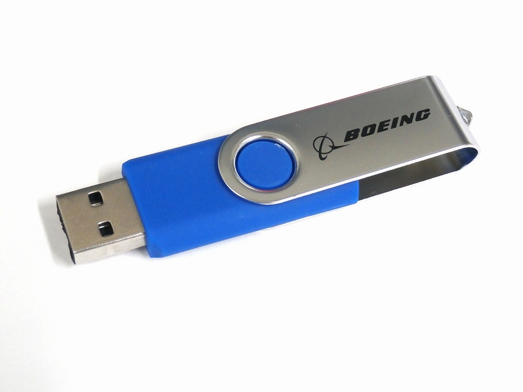 【Boeing Logo Swivel USB Drive】 ボーイング 16GB USBメモリ フラッシュドライブ