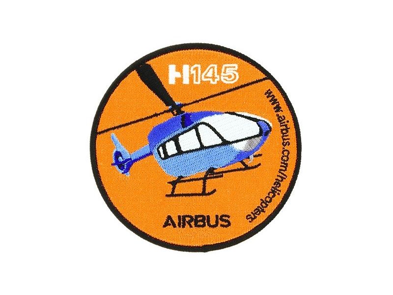 Airbus H145 Embroidered patch エアバス ヘリコプター 刺繍 ワッペン