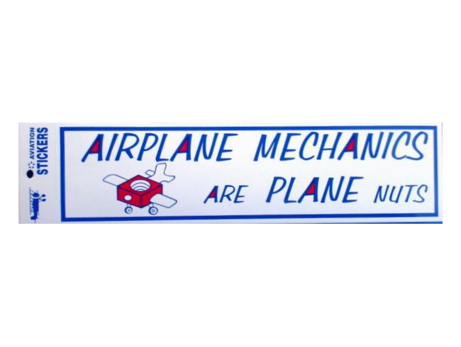 『Plane Mechanics』 バンパーステッカー