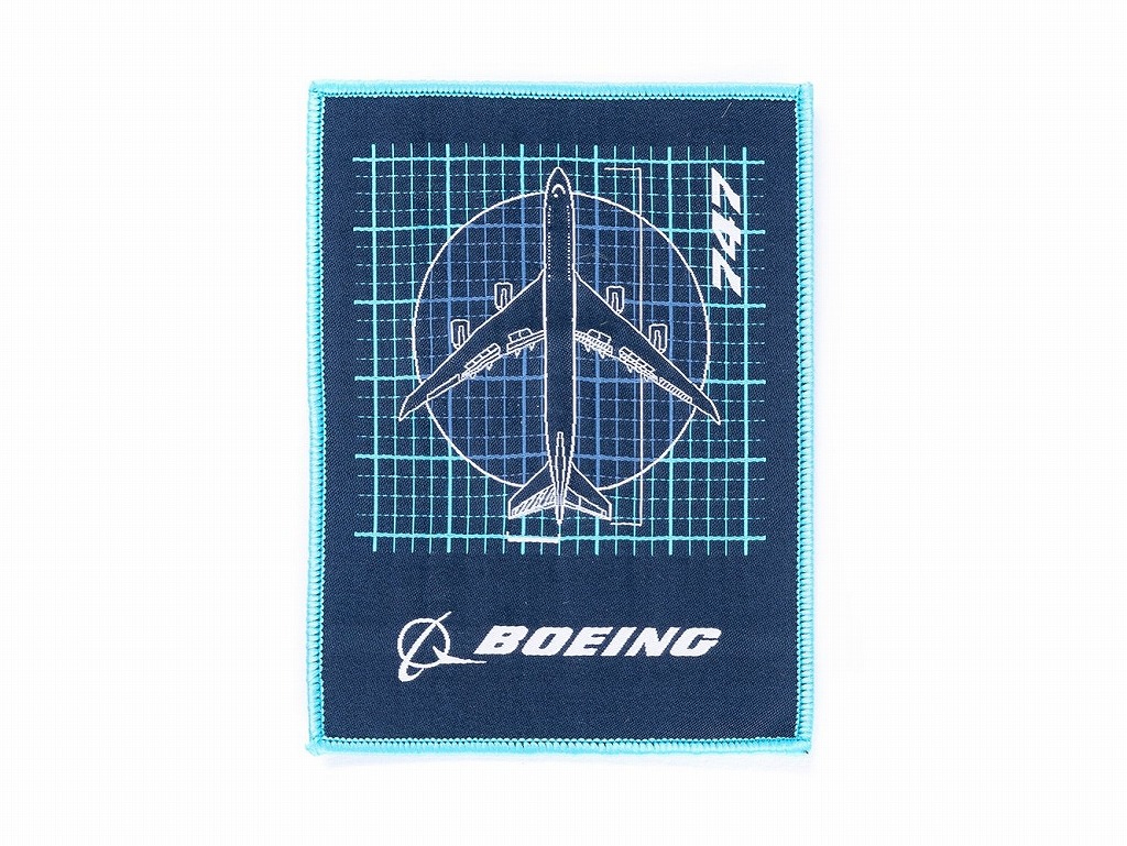 【Boeing 747 Aero Graphic Patch】 ボーイング 刺繍 ワッペン パッチ