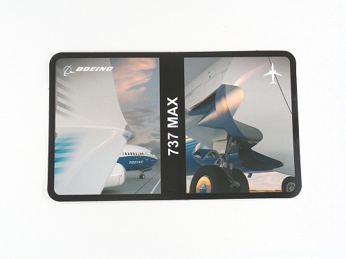 【Boeing 737 MAX Image Sticker】 ボーイング ７３７ ＭＡＸ ステッカー
