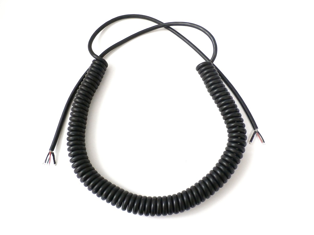 Helicopter/Military Headset Cable コイル コード