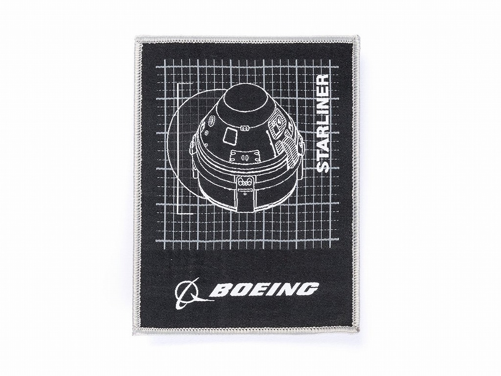 【Boeing CST-100 Starliner Aero Graphic Patch】 ボーイング 刺繍 ワッペン パッチ