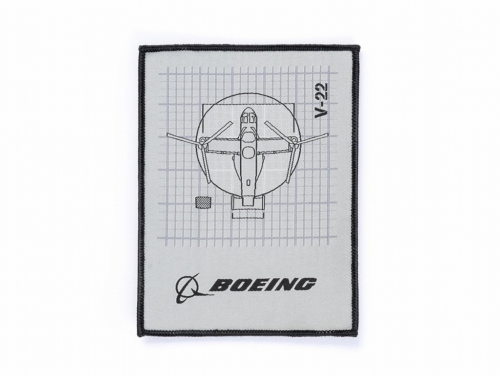 【Boeing V-22 Osprey Aero Graphic Patch】 ボーイング 刺繍 ワッペン パッチ