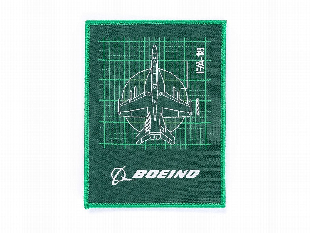 【Boeing F/A-18 Super Hornet Aero Graphic Patch】 ボーイング 刺繍 ワッペン