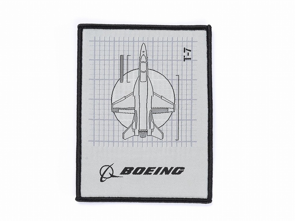 【Boeing T-7A Red Hawk Aero Graphic Patch】 ボーイング 刺繍 ワッペン パッチ