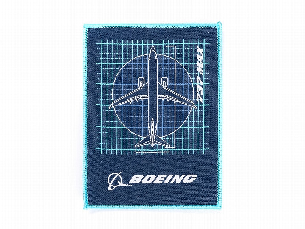 【Boeing 737 MAX Aero Graphic Patch】 ボーイング 刺繍 ワッペン パッチ