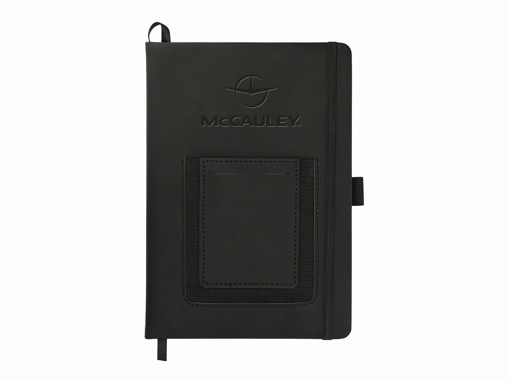 【McCauley Phone Pocket Bound JournalBook】 ノートブック 名刺 スマートフォン ポケット