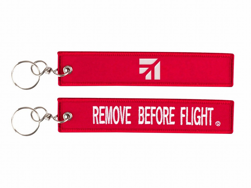 【Cessna Remove Before Flight Keychain】 セスナ 刺繍 キーホルダー
