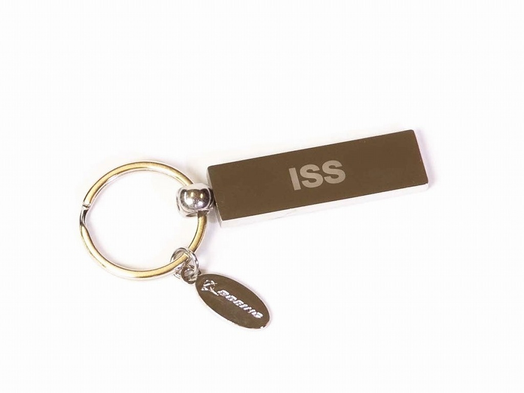 【Boeing ISS Mosaic Keychain】 ボーイングISS リング キーホルダー