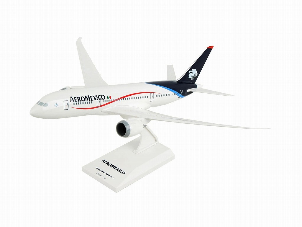 【Aeromexico Boeing 787-8】 エアロメキシコ航空 ボーイング プラスチック モデル 1/200