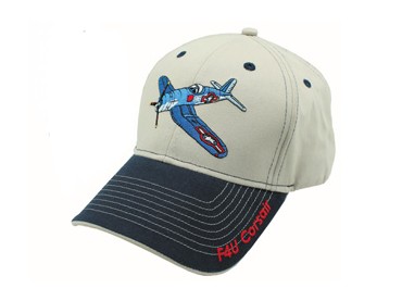 【F-4U Corsair Embroidered Hat】 刺繍 キャップ