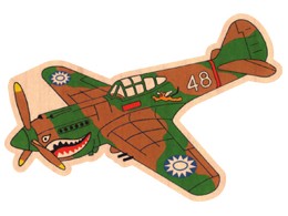 【P40 Colored Wood Sticker】 ウッドステッカー