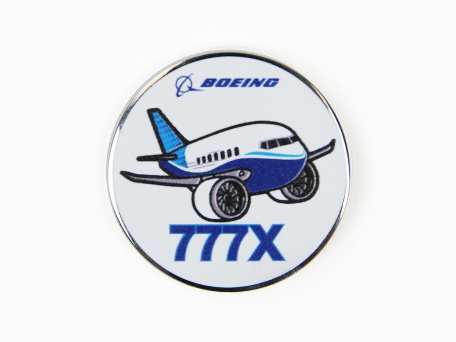 【Boeing 777X Pudgy Pin】 ボーイング ７７７ ピン