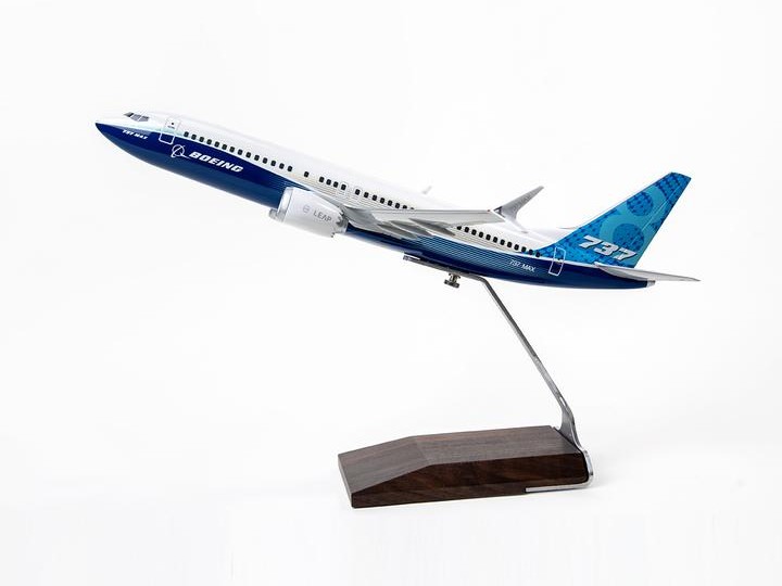 ボーイング 737-8 MAX Resin 1:100 Model ダイキャスト
