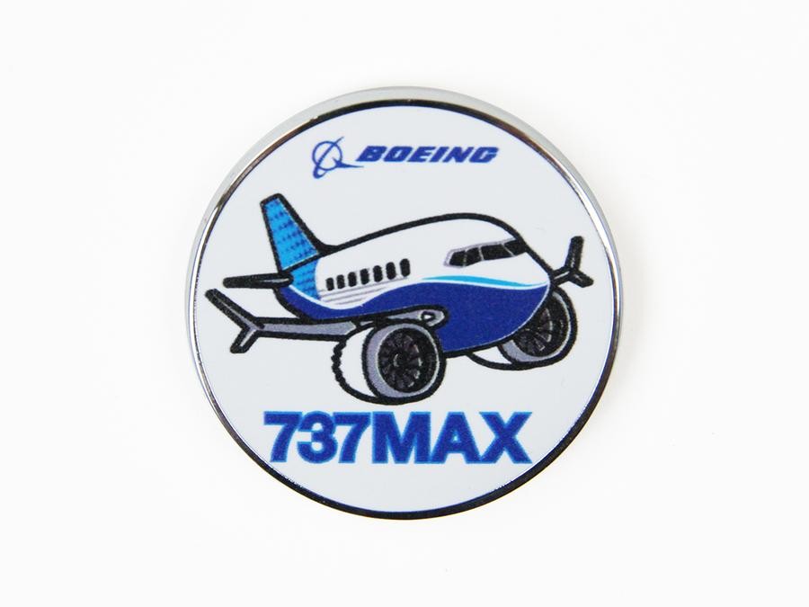 【Boeing 737 MAX Pudgy Pin】 ボーイング ７３７ ピン