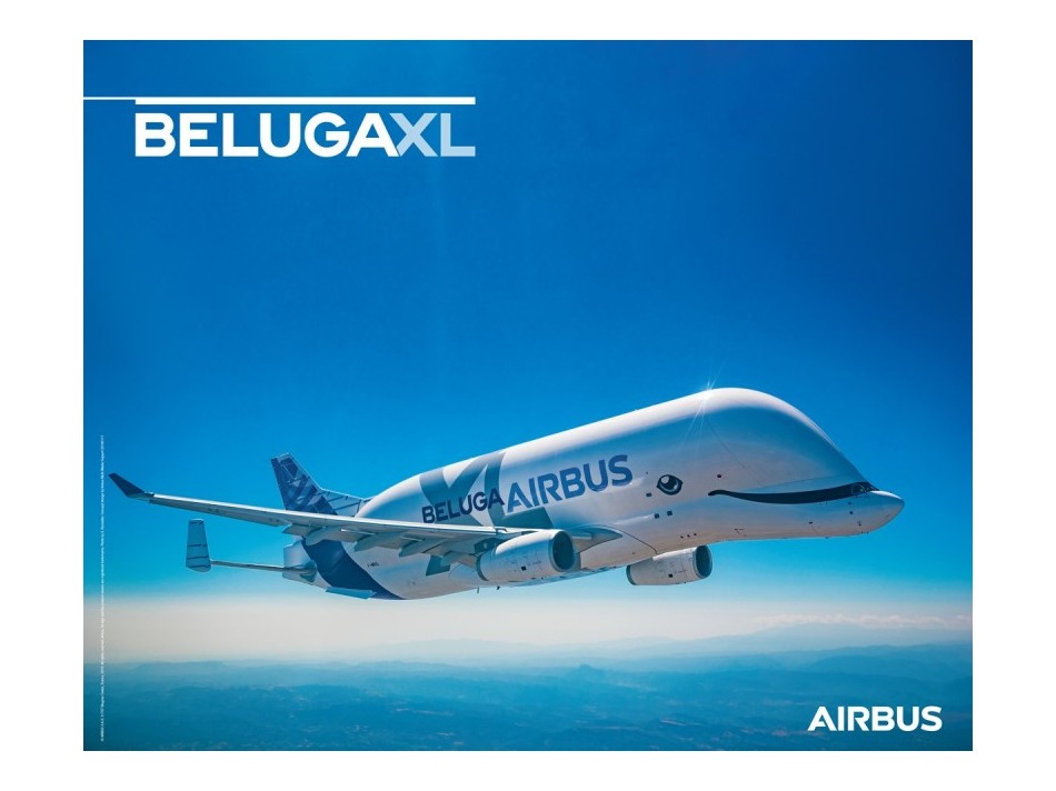 【Airbus BELUGAXL Flight View Poster】 エアバス 飛行機 ポスター