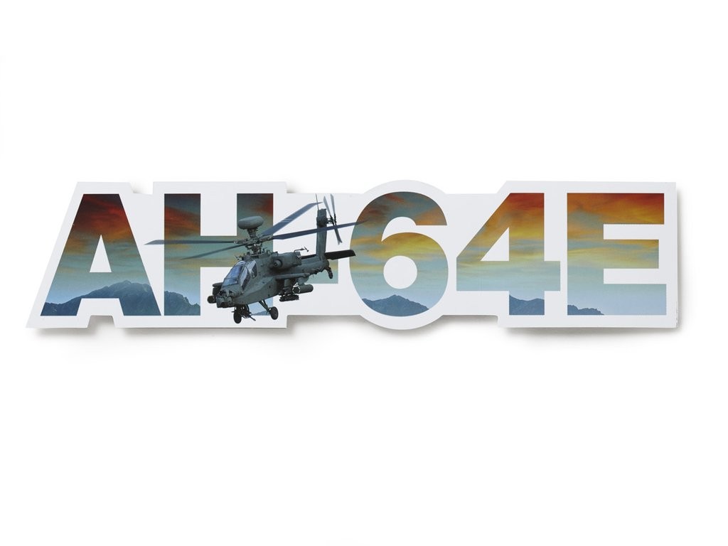 ボーイング AH-64E ダイカット ステッカー