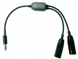 PA-72H Dual Helicopter/Military Headset Adapter