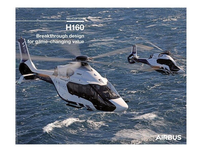 【Airbus H160 Poster】 エアバス ヘリコプター ポスター