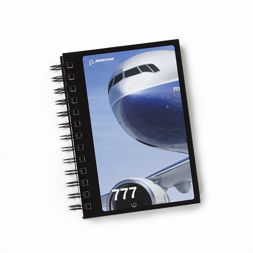 【Boeing 777 Image Spiral Notebook】 ボーイング ７７７ ノートブック