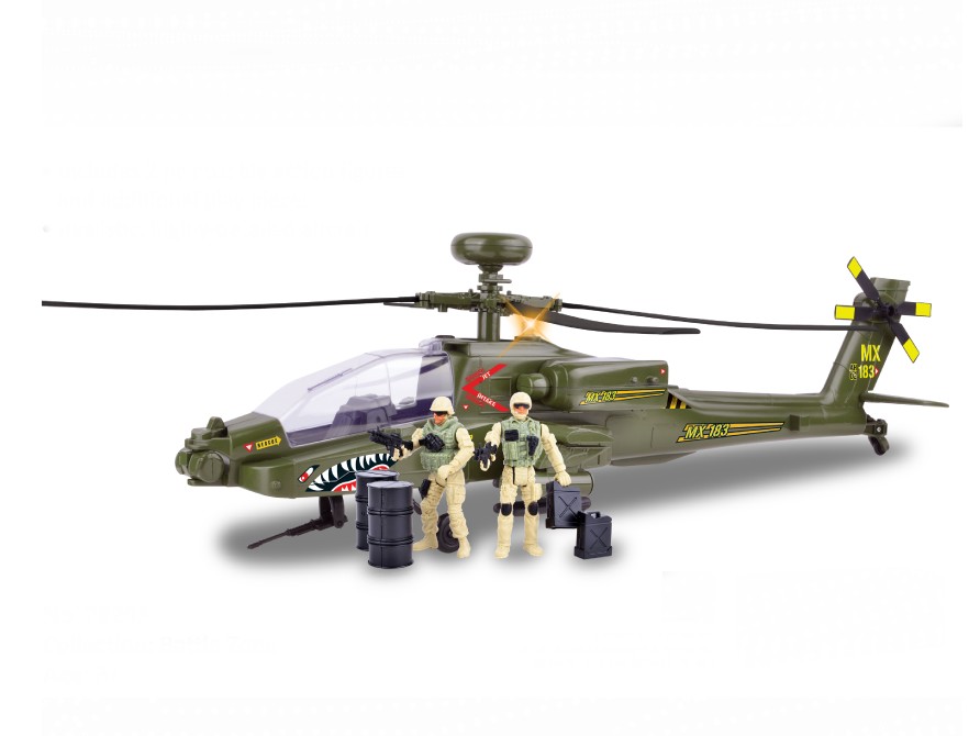 AH-64D アパッチ・ロングボウ サウンド＆ライト ビックトイ ヘリコプター おもちゃ