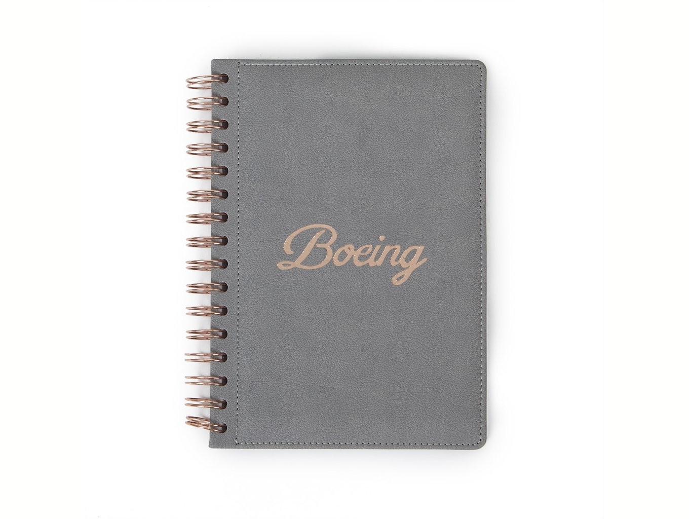 【Boeing Rose Gold Accent Notebook】 ボーイング リング ノートブック