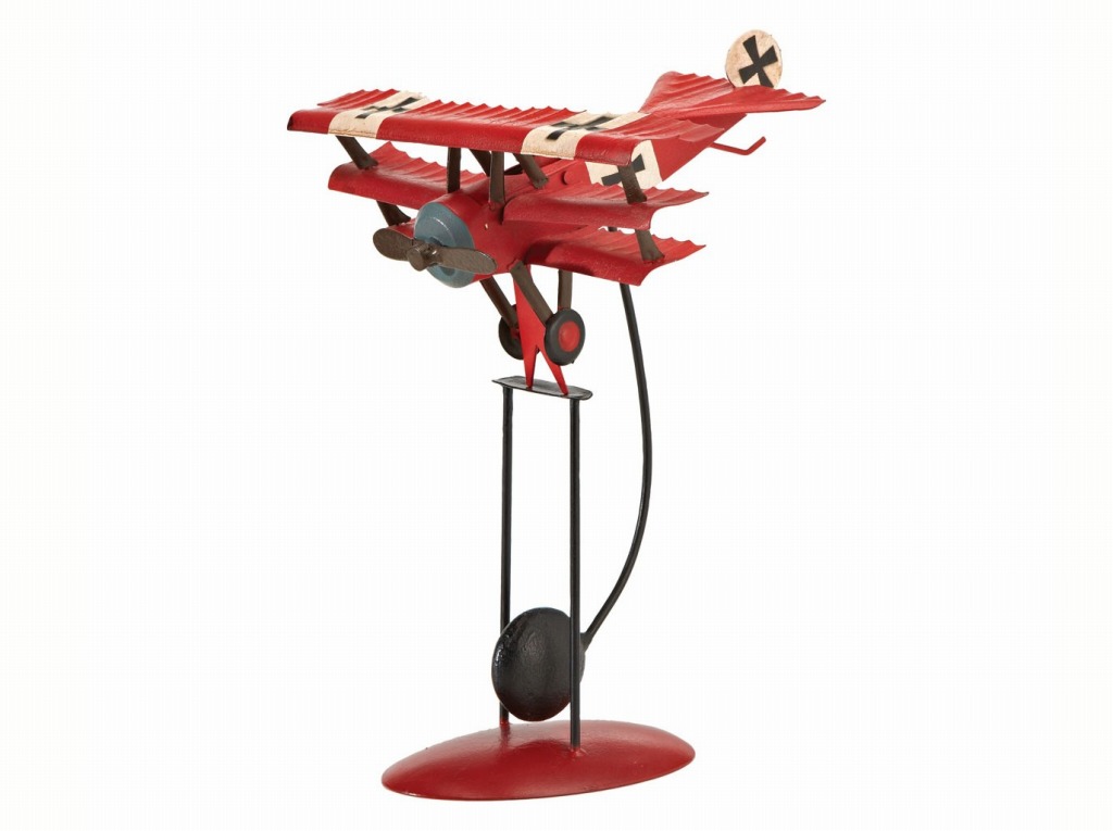 【Red Baron Balancing Model】 飛行機 振り子 オブジェ バランストイ