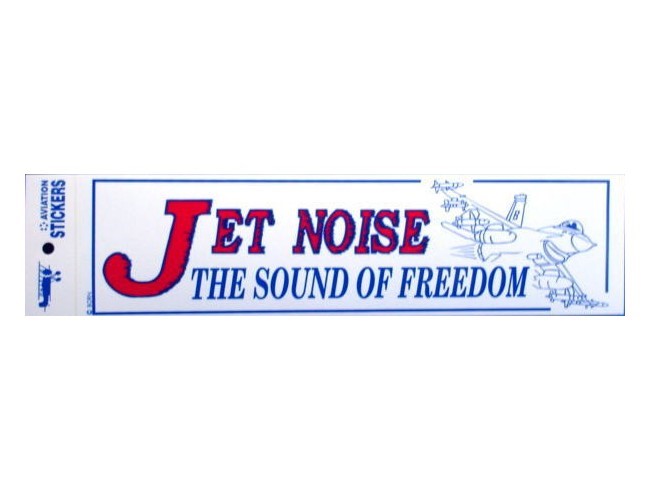 『Jet Noise』 バンパーステッカー