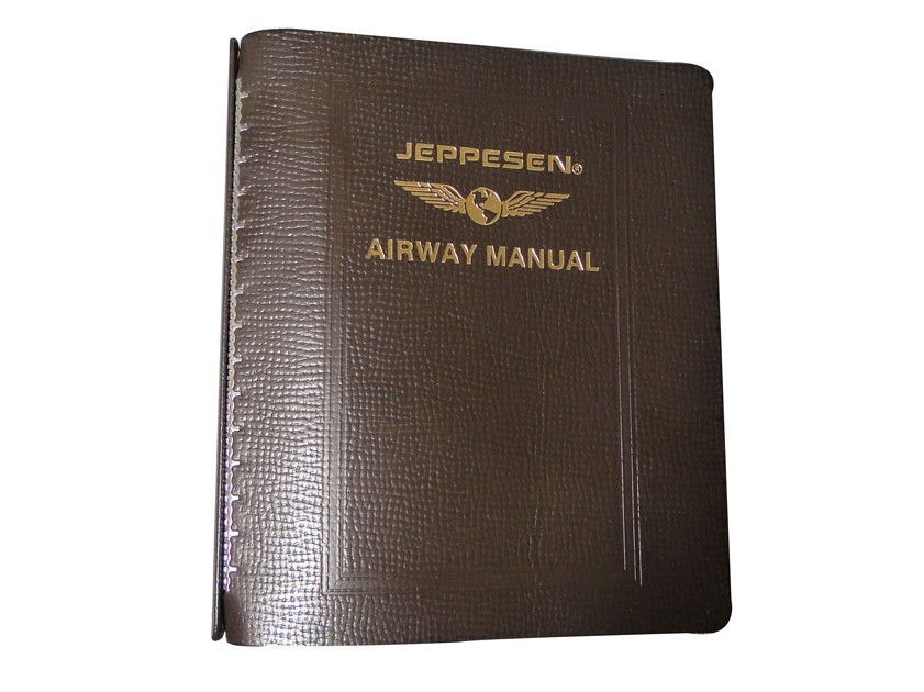 JEPPESEN AIRWAY MANUAL BINDER ジェプセン プレミアムレザー バインダー 2" AM621122