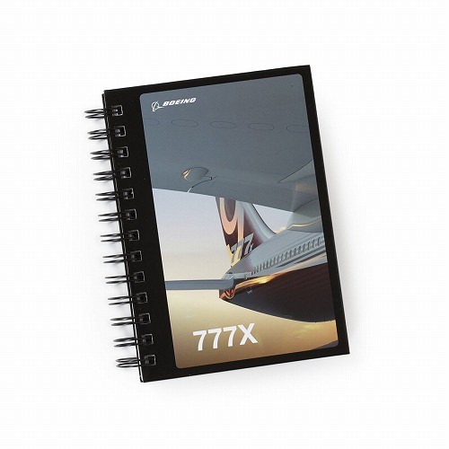 【Boeing 777X Image Spiral Notebook】 ボーイング ７７７Ｘ ノートブック