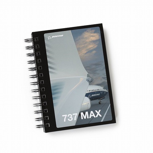 【Boeing 737 MAX Image Spiral Notebook】 ボーイング ７３７ ＭＡＸ ノートブック