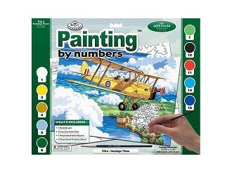 ノスタルジックプレーンペイント 飛行機の塗り絵