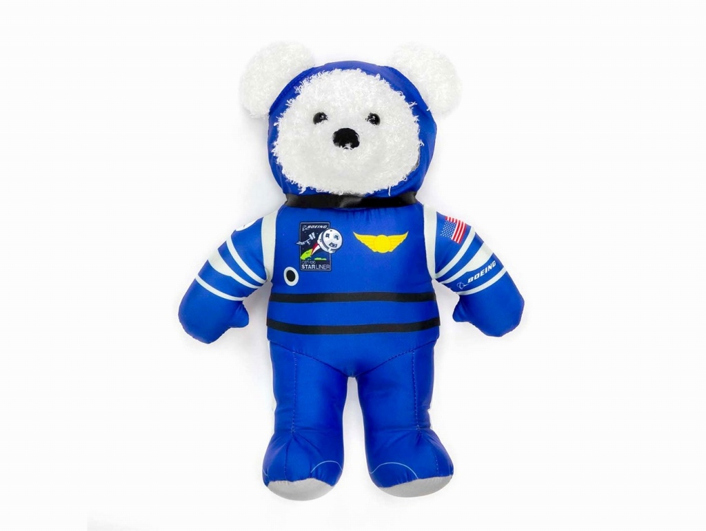 【Boeing CST-100 Astronaut Bear】 ボーイング 宇宙飛行士 テディべア ぬいぐるみ