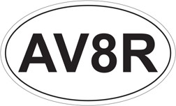 『AV8R』ステッカー