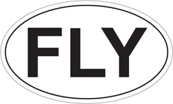 『FLY』ステッカー