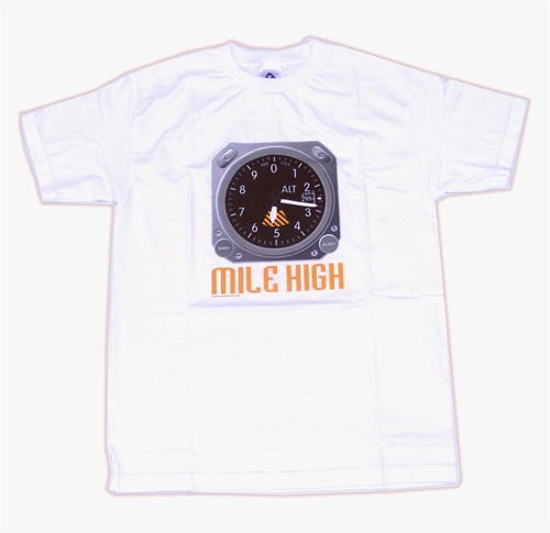 (トリンテック) TRINTEC Tシャツ 『Mile High』 白