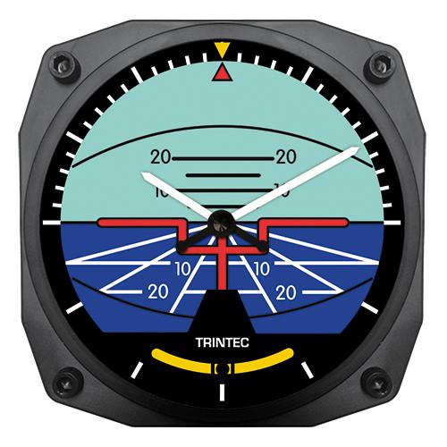 【Trintec Artificial Horizon Clock】 航空計器 ホライゾン 掛け時計 9063