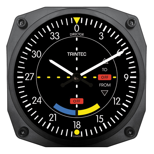 【Trintec VOR Clock】 航空計器 掛け時計 9064
