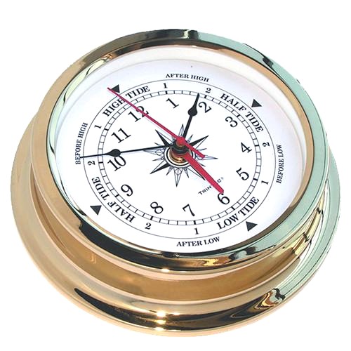 【Trintec Solaris Brass Marine Time & Tide Clock】 トリンテック 掛け時計