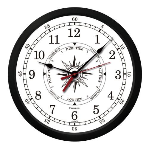 【Trintec Atlantic Marine Time & Tide Clock】 トリンテック 掛け時計 （ホワイト）